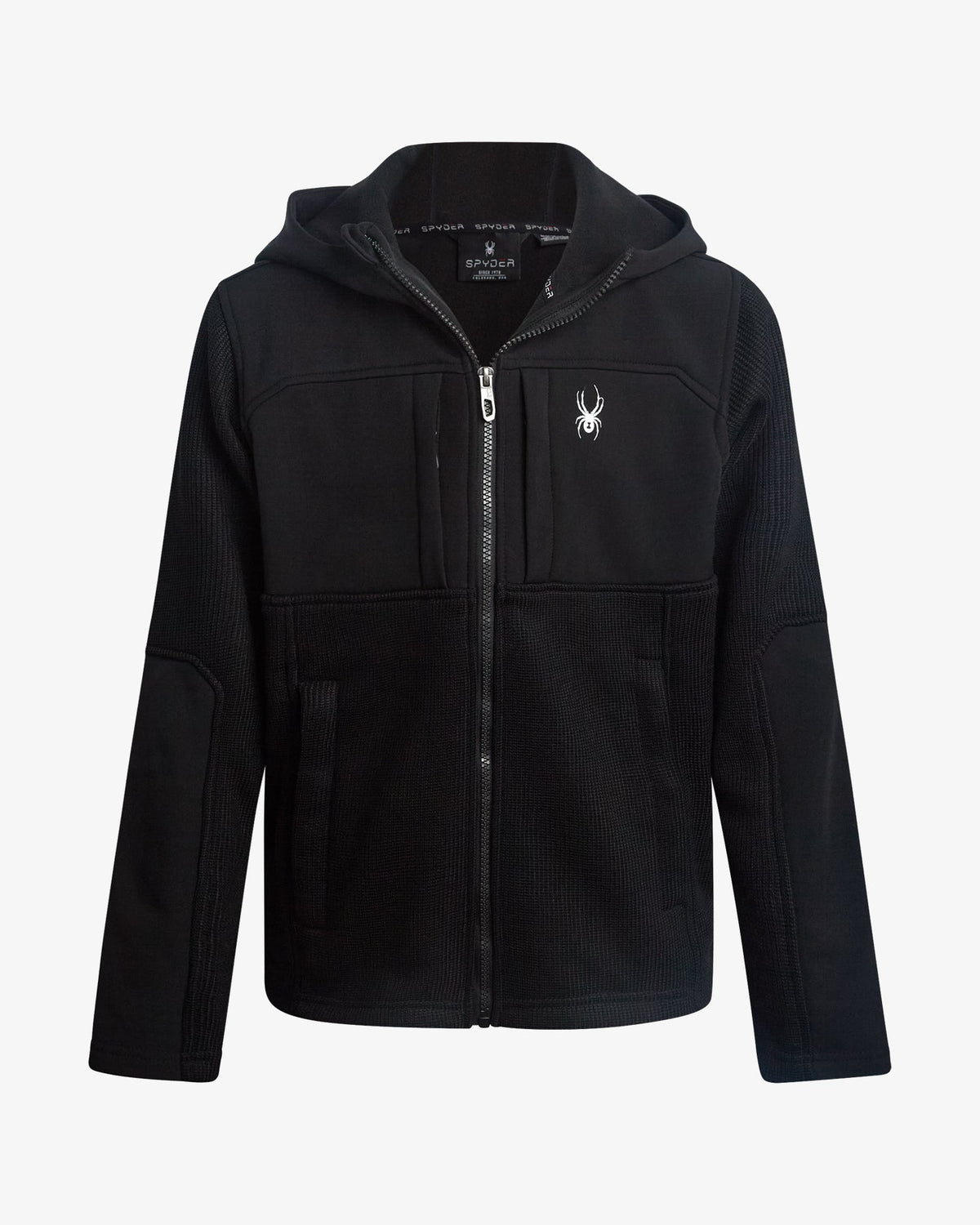 Boys' Sweater Fleece Jacket - Black | Spyder