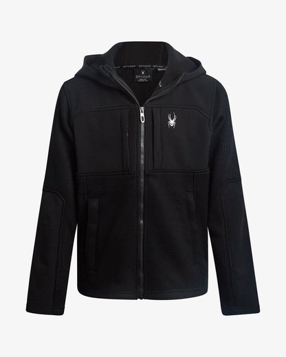 Boys' Sweater Fleece Jacket - Black | Spyder