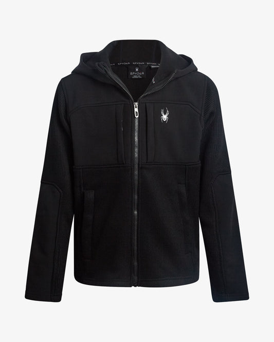 Boys' Sweater Fleece Jacket - Black | Spyder