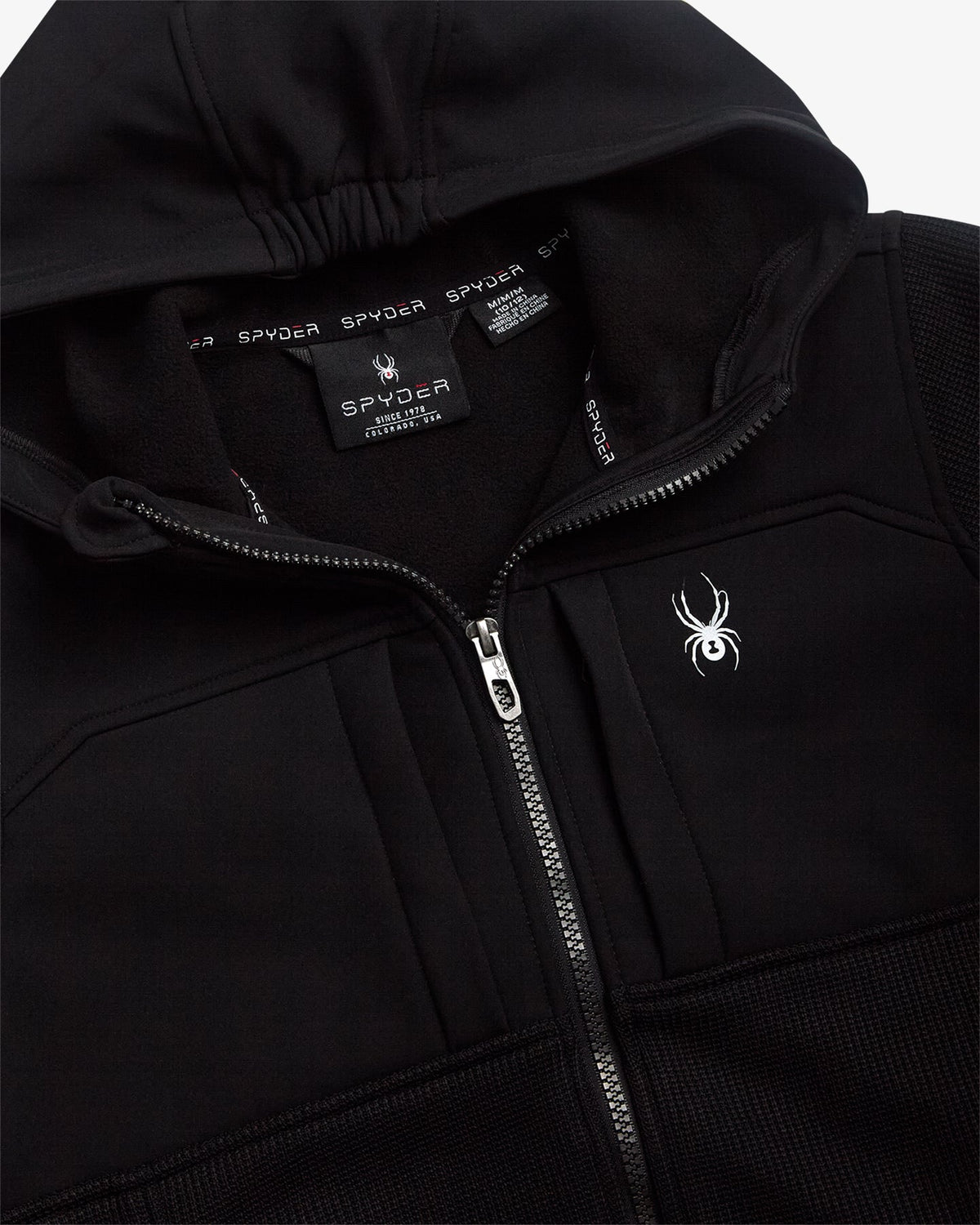 Boys' Sweater Fleece Jacket - Black | Spyder