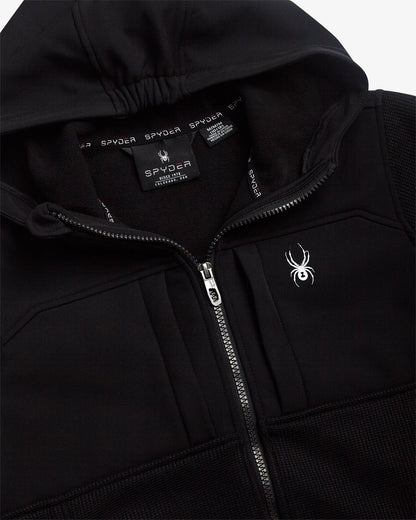 Boys' Sweater Fleece Jacket - Black | Spyder