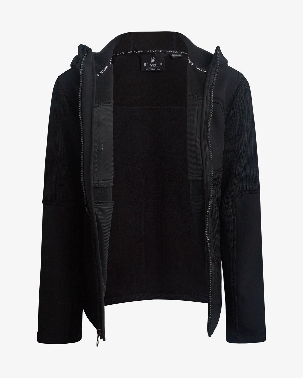 Boys' Sweater Fleece Jacket - Black | Spyder