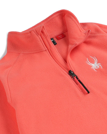 Kids' Speed Fleece Half Zip Jacket - Coral Haze | Spyder