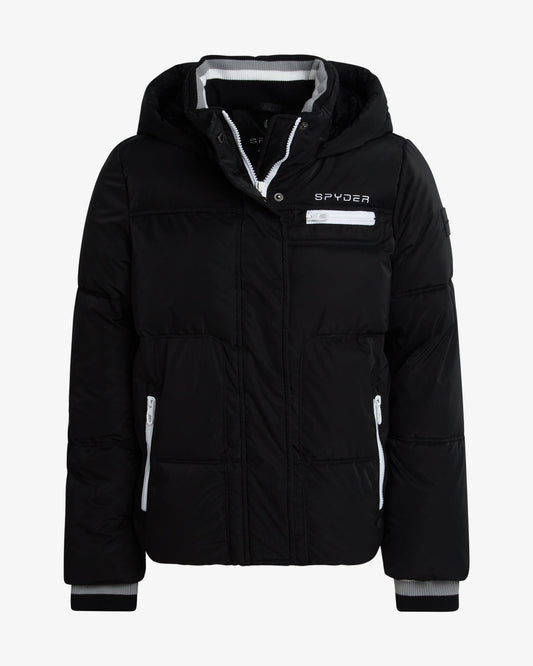 Girls' Puffer Jacket - Black | Spyder