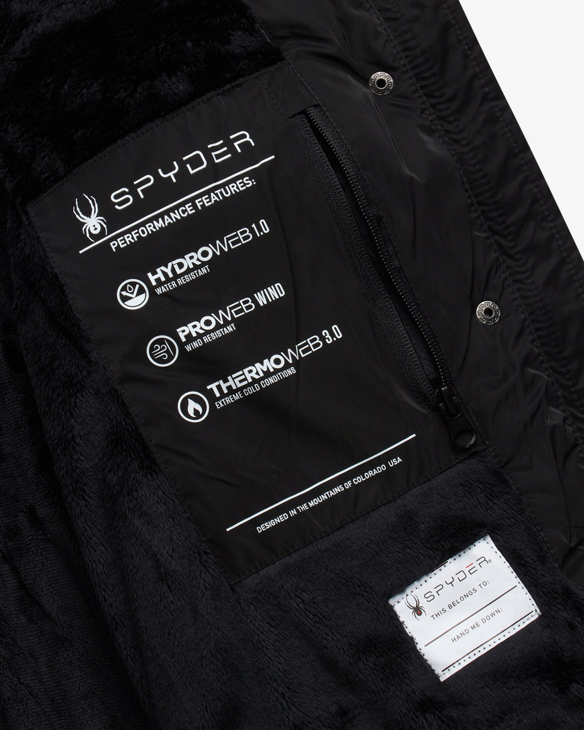 Girls' Puffer Jacket - Black | Spyder