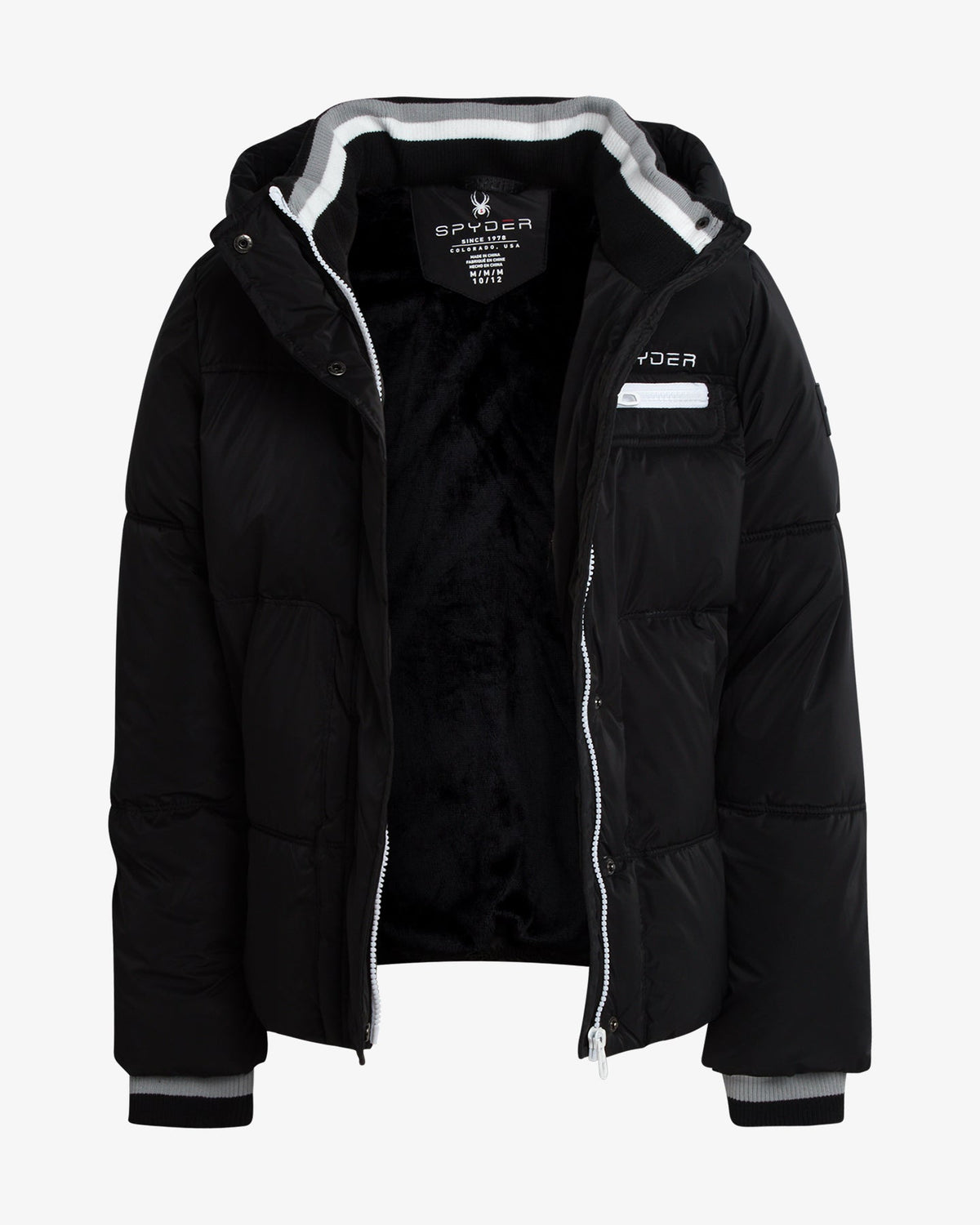 Girls' Puffer Jacket - Black | Spyder