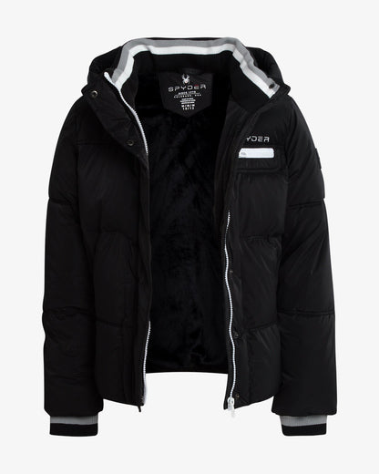 Girls' Puffer Jacket - Black | Spyder